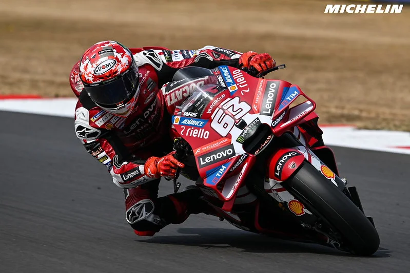 MotoGP Silverstone J2, Pecco Bagnaia (Ducati Q16/S17) en déroute totale fait une déclaration folle : « Je ne posais même plus le genou »