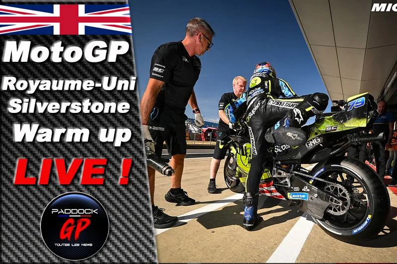 MotoGP Silverstone Warm up LIVE :