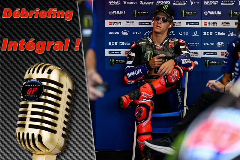 MotoGP, Silverstone J2, Débriefing Fabio Quartararo (Yamaha/Q13-S14) : « c’est là où Aprilia est plus forte que toutes les autres », etc. (Intégralité)