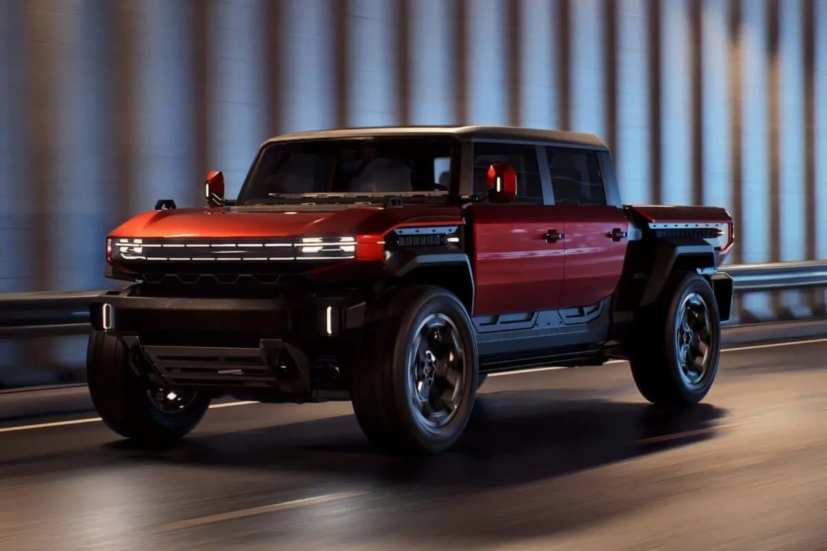 GMC dévoile son concept Hummer X Mid-Size électrique avec des écrans empilables