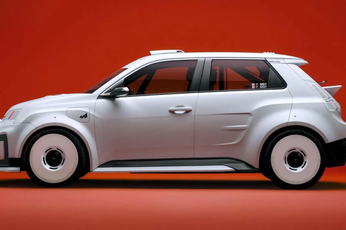 Voici la voiture de sport la plus exotique du jour : une Alpine A290 Rallye x Lacoste que sa silhouette de compétition rend presque méconnaissable