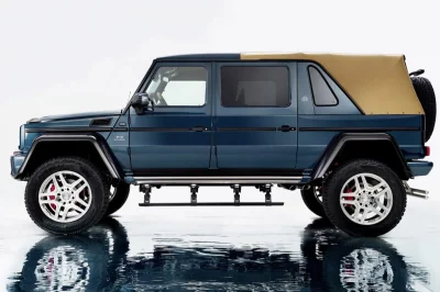 Une garde au sol de 1,5 m et un moteur V12 Mercedes pour la Classe G décapotable la plus extravagante