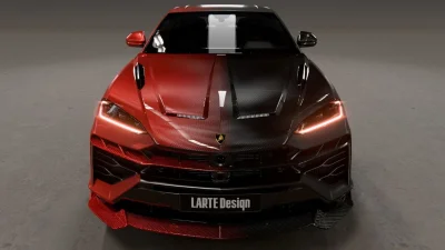 Lamborghini Urus SE : Larte Design propose un kit en carbone rouge et noir pour rendre le taureau encore plus démoniaque