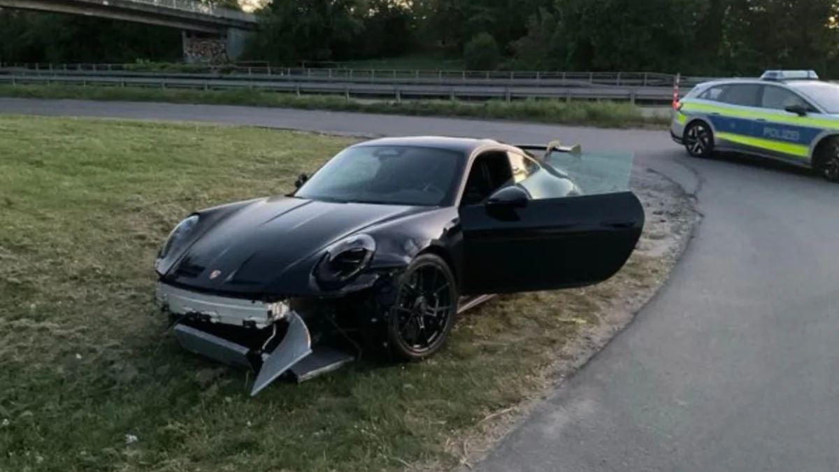 Une Porsche 911 GT3 à plus de 200 000 euros retrouvée abandonnée après un accident en Allemagne
