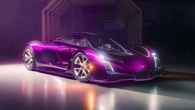 Czinger 21C Vmax : cet exemplaire unique à la finition spéciale "Royal Venom" fait sensation à Miami