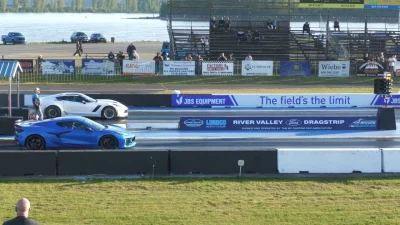 Cette vieille Z06 préparée donne une leçon à sa descendante électrique, la Corvette E-Ray, sur 400 m