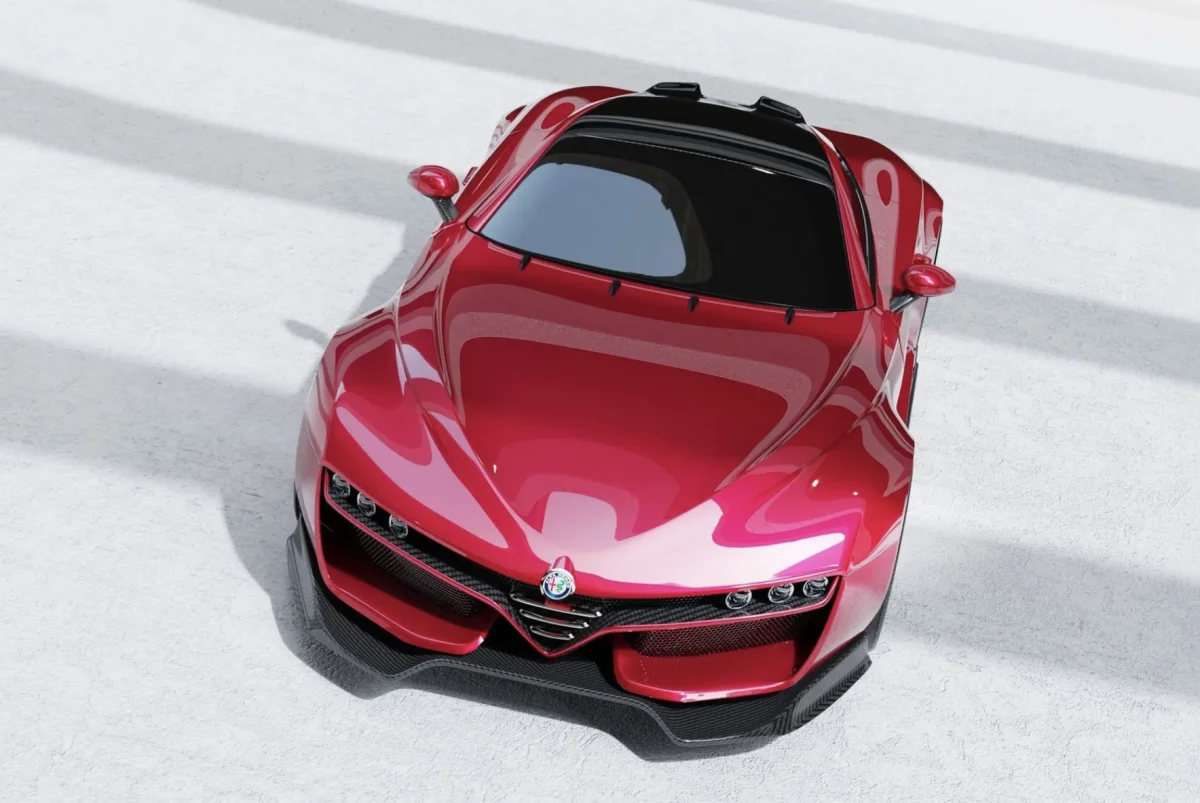 Un designer remet au goût du jour la mythique Alfa Romeo Brera (+images)