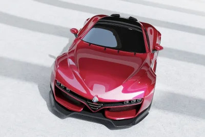 Un designer remet au goût du jour la mythique Alfa Romeo Brera (+images)