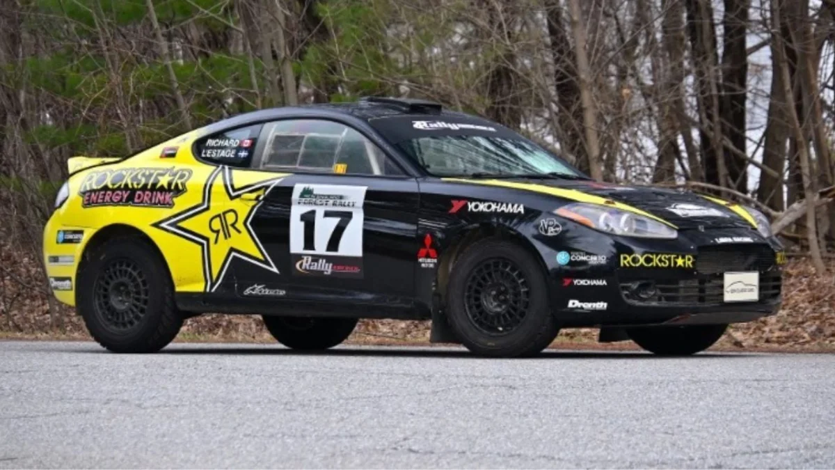 Hyundai Tiburon 4x4 : un modèle de 300 ch spécialement préparé pour le rallye va affoler les enchères