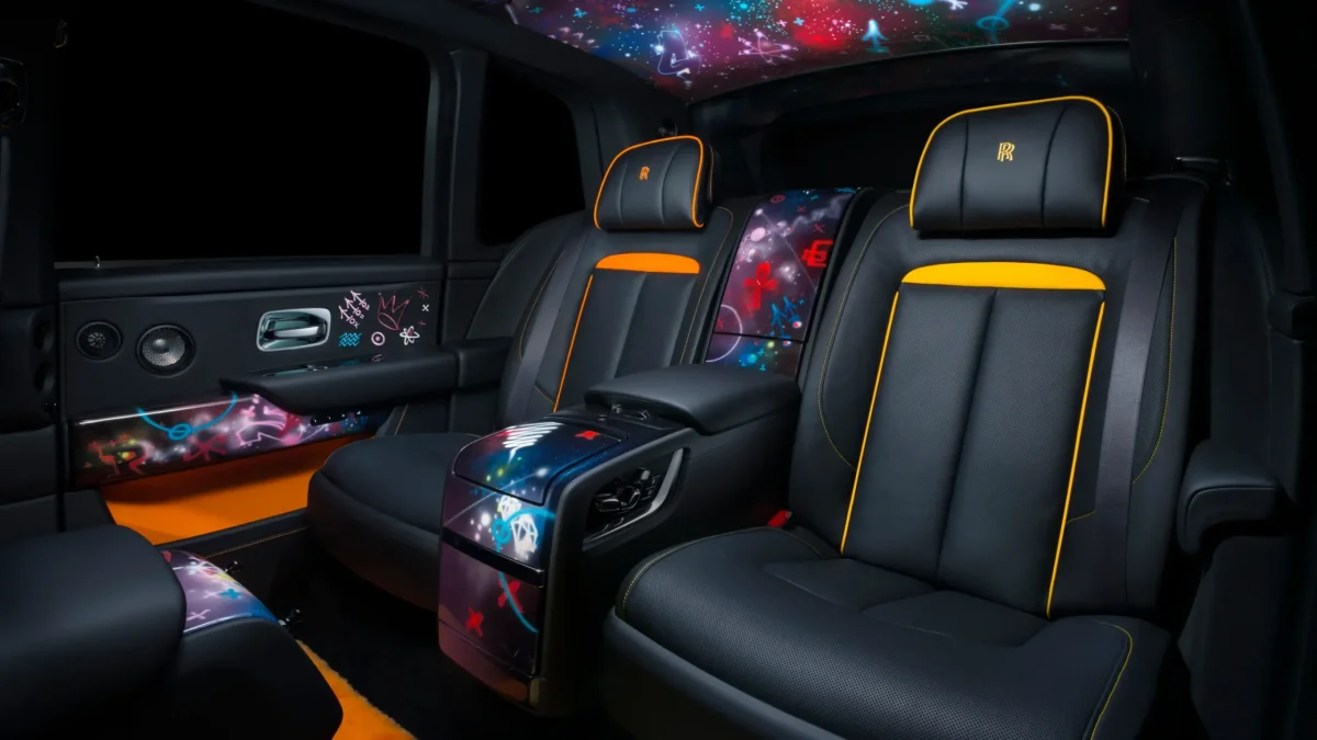 Rolls-Royce Cullinan x Cyril Kongo : l'intérieur du SUV devient une galerie d'art contemporain