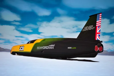 JCB Hydromax : ce véhicule à hydrogène veut dépasser 640 km/h et établir un nouveau record mondial