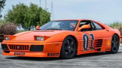 Ferrari 348 TB General Lee : cette voiture de course des années 1990 à la déco culte va affoler les collectionneurs