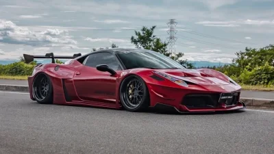 Ferrari 458 Italia : Liberty Walk revisite l’italienne façon tuning japonais et choque les puristes