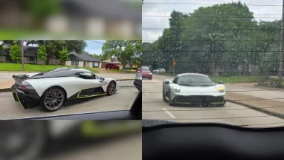 Un client Uber tombe nez à nez avec une Aston Martin Valhalla, l'une des hypercars les plus exclusives au monde