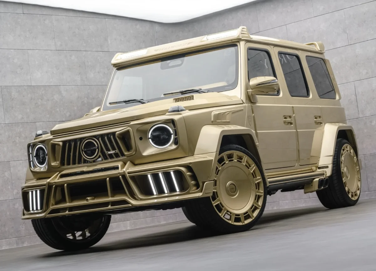 Le dernier Mercedes Classe G de Mansory est entièrement recouvert d'or (+images)
