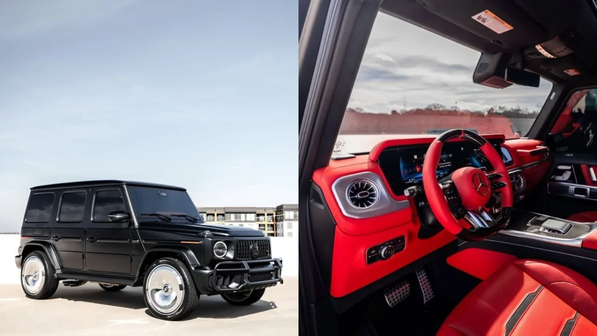 Ce Mercedes-AMG G 63, préparé par Road Show International, paraît presque d’origine… jusqu’à l’ouverture des portes