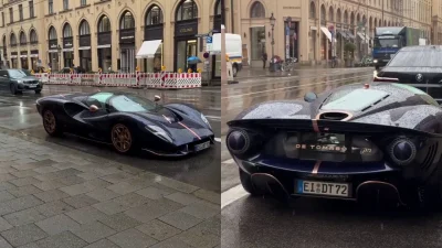 Personne ne s’attendait à croiser cette De Tomaso P72 "Aurelian Night" dans les rues de Munich