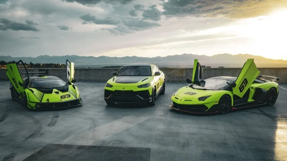 Trois Lamborghini, une seule couleur : ce trio rarissime est à vendre et pourrait valoir bien plus qu’il n’y paraît
