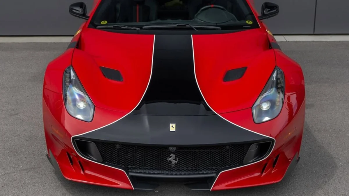 Cette Ferrari F12tdf Atelier est affichée à plus de 3,7 millions d'euros : un record peut-il tomber ?
