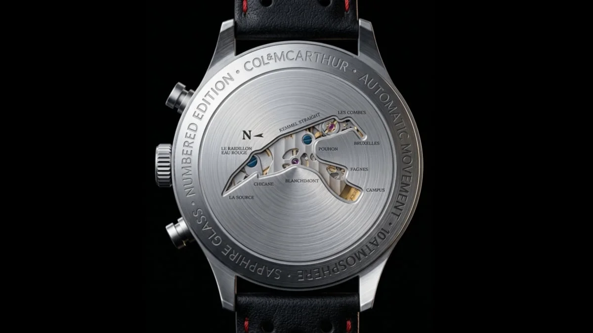 Spa-Francorchamps au poignet : des fragments du légendaire circuit dans une montre !