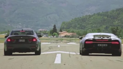 Jeremy Clarkson oppose une Bugatti Chiron à une BMW M4 : ce duel révèle ce que représentent vraiment 1 000 ch d'écart