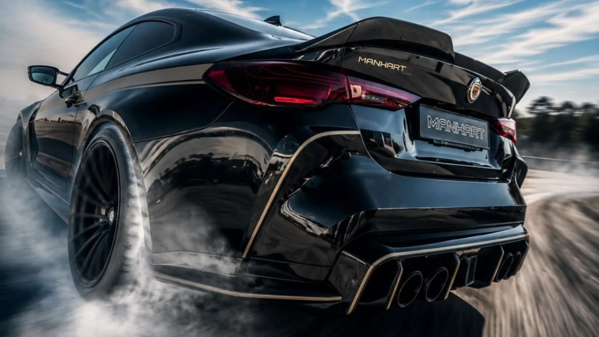 Avec plus de 900 ch et 1100 Nm, cette BMW M4 CSL préparée par Manhart change complètement de dimension