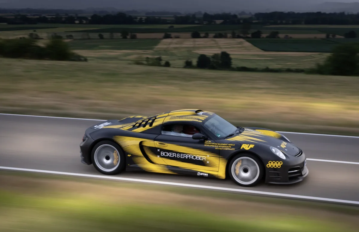 Porsche n'avait jamais mis de 8 cylindres dans une sportive, RUF l'a fait ! (+images)
