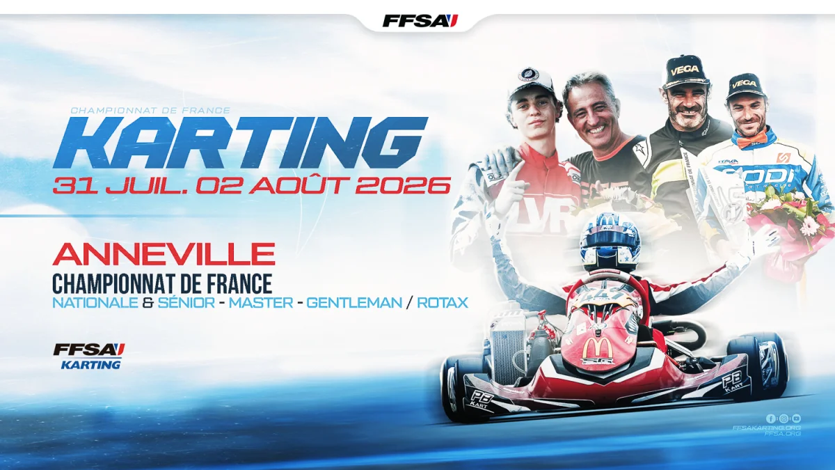 FFSA Karting 2026 : 4 Championnats de France Rotax au rendez-vous d'Anneville