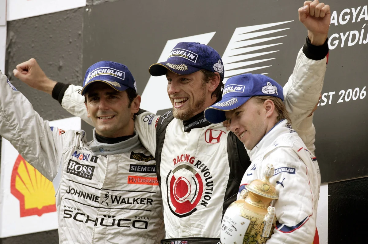 GP de Hongrie 2006 : il y a 20 ans, Jenson Button signait un 1er succès en F1 totalement fou !
