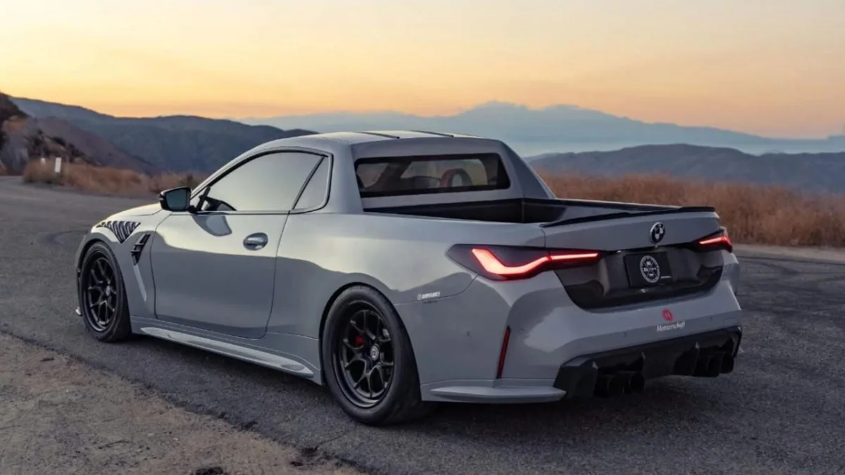 510 ch et une benne pour 80 000 € ? Cette improbable BMW M4 pick-up vient de trouver preneur